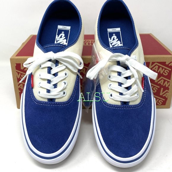 VANS Authentic Pro Low Top Stv Navy Canvas Casual Sneakers Mens Size VN0A34790QF - Picture 4 of 11